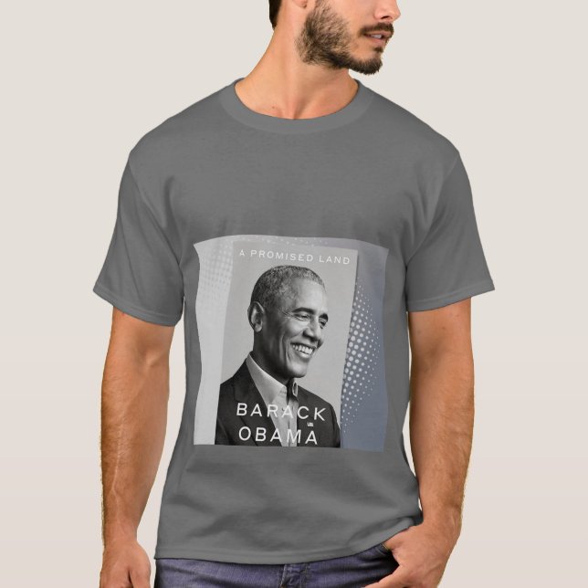 Barack Obama de camiseta Uma terra prometida (Frente)