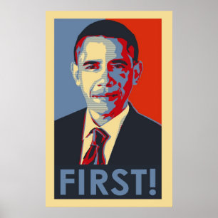 Barack Obama PRIMEIRAMENTE! Poster