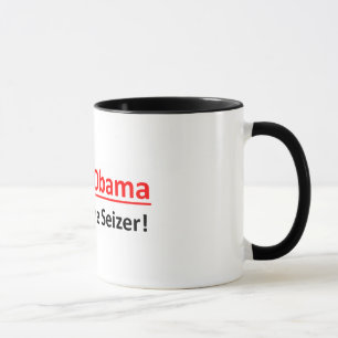 Barack Obama, todo sauda o Seizer!  Caneca de caf