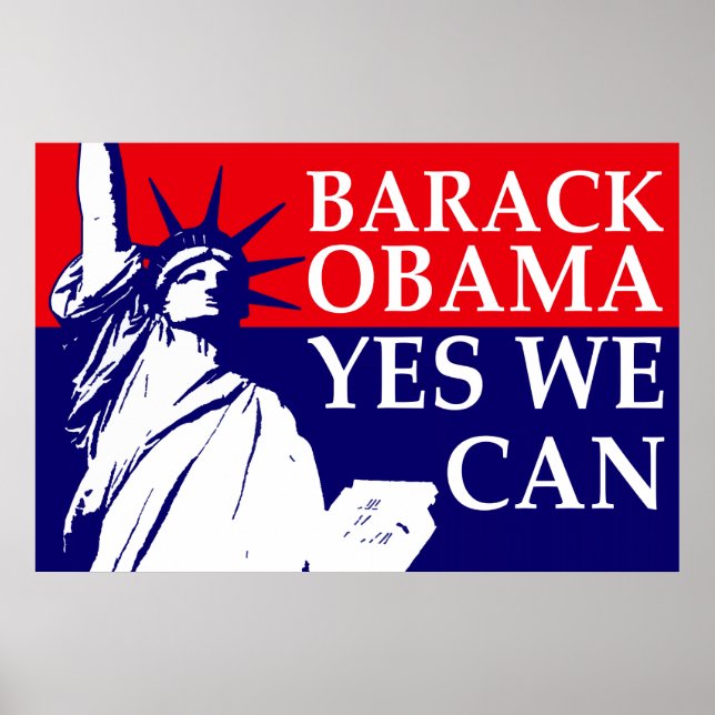 Barack Obama: Yes We Can! Poster (Frente)
