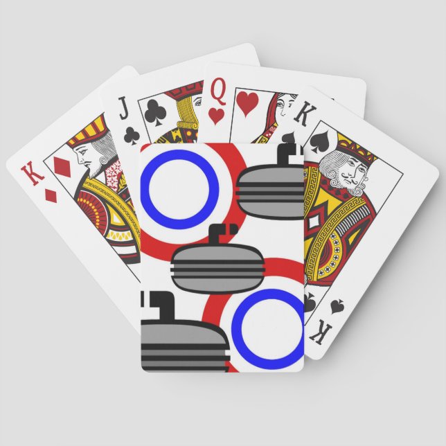 BARALHO 059 ESPORTES NEGROS VERMELHO VERMELHO VERMELHO BRA (Verso)