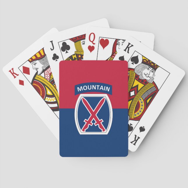 Baralho 10ª Divisão de Montanha (Verso)