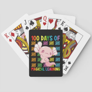 Baralho 100 Dias Da Escola Axolotl De Aprendizagem Mágica