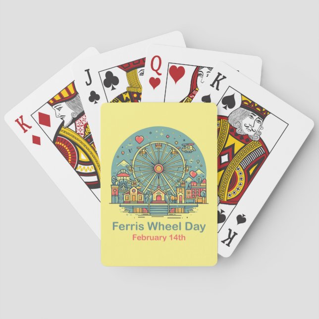 Baralho 14 de Fev - Dia da Roda Ferris (Verso)
