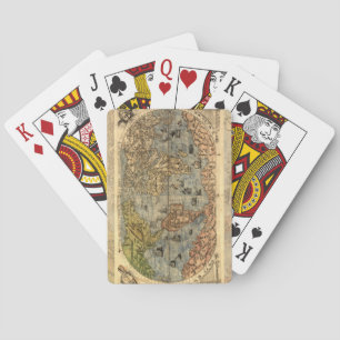 Baralho 1565 Forlani AntiquevMapa Renascentista Mundial