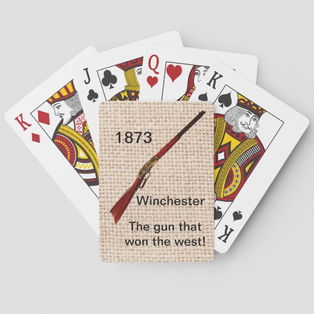 Baralho 1873 Winchester Play Cards (Verso)