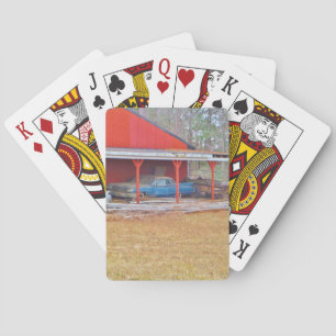 Baralho 1960 carro antigo AZUL de SADAND DEVILLE