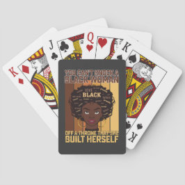 Baralho 19 Melanin não consegue derrubar uma mulher negra