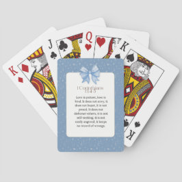 Baralho 1 corinthians 13 4 5, love is patient love is kind