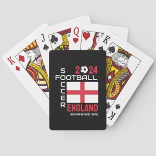 Baralho 2024 ENGLAND Soccer - Nome personalizado de futebo