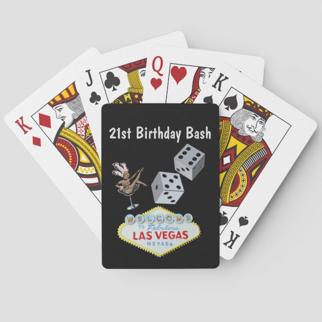 Baralho 21st Birthday Bash Las Vegas (Verso)