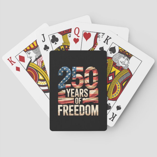 Baralho 250 Years of Freedom (Verso)