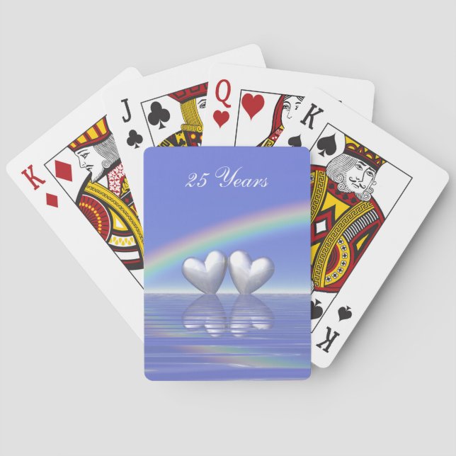 Baralho 25 Anniversário do Silver Hearts (Verso)