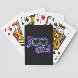 BARALHO 300 CLUBE - JOGO PERFEITO NA BOLICHE (AZUL)
