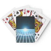 3D-Grid de incandescência com texto customizável