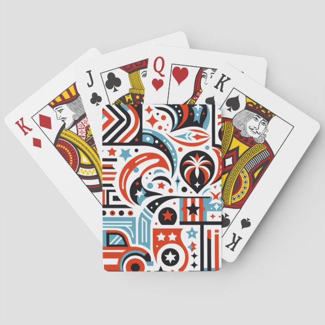 Baralho 4 de julho Padrão Genérico (Verso)