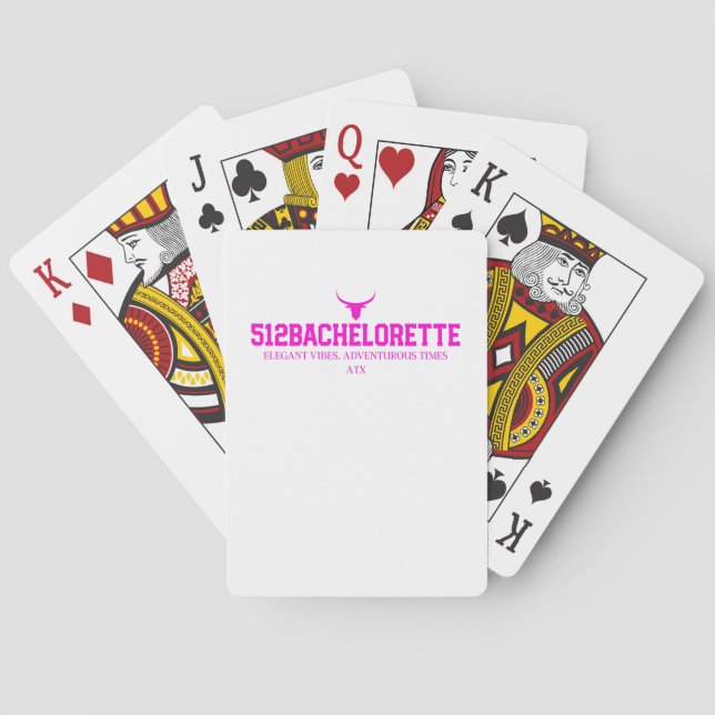 Baralho 512Bachelorette Custom Deck of Cards (Verso)