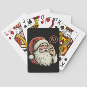 Baralho 67 Natal Divertido Seis Sete Meme Papai Noel