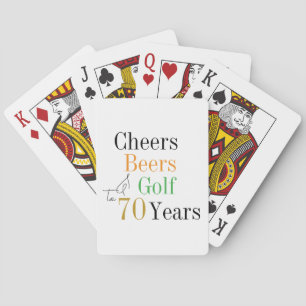 Baralho 70 Birthday Golf Anima Cervejas Minimamente