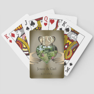 Baralho 8.º, 19.º aniversário de fotos Claddaugh   