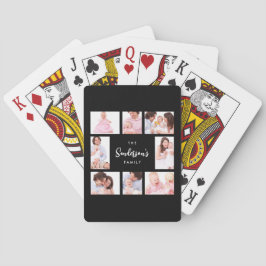 Baralho 8 Sections Family Photo in Black Frame