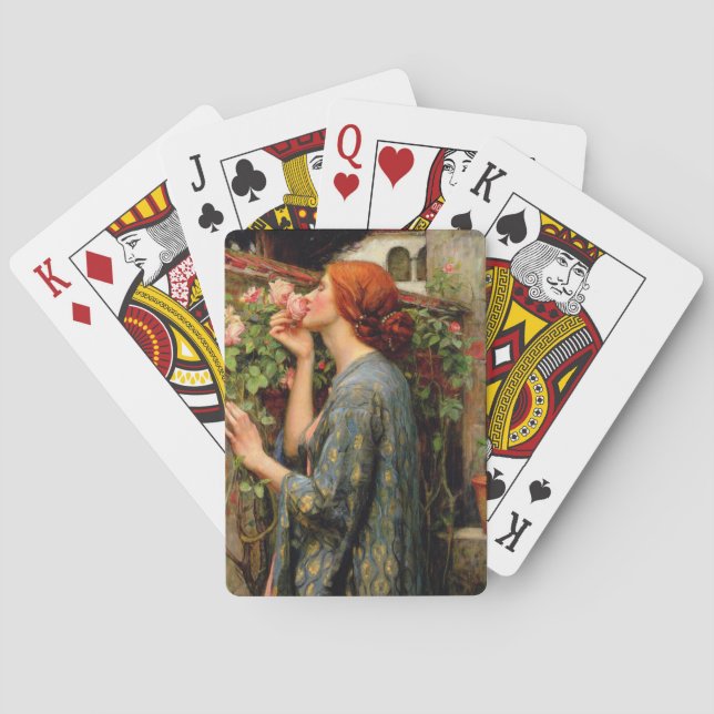 Baralho A Alma do Rosa - John William Waterhouse (Verso)