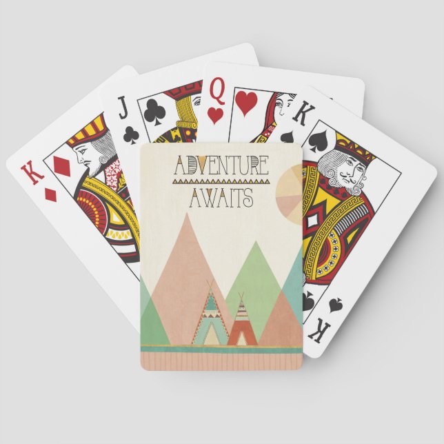 Baralho A aventura de Geo III | do sudoeste espera (Verso)