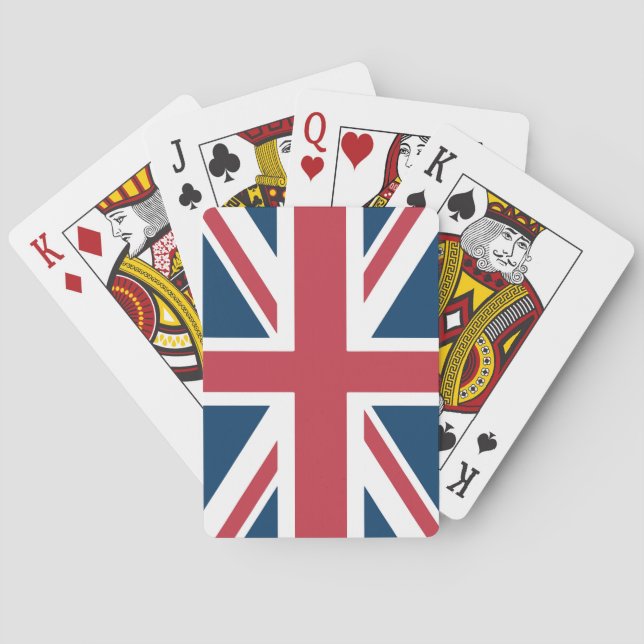 Baralho A Bandeira Britânica Union Jack (Verso)