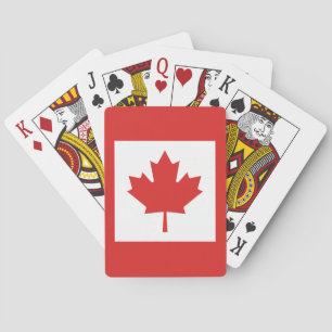 Baralho A bandeira nacional de Canadá