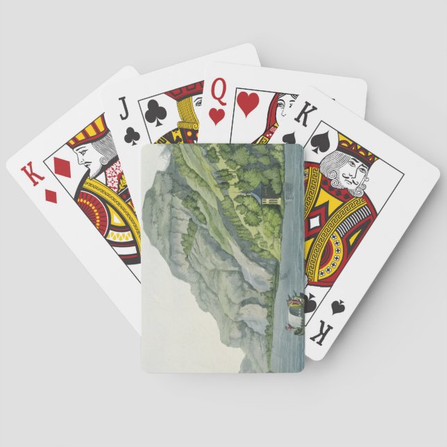 Baralho A capela de William diz, 'dos costumes do Vario (Verso)