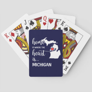 Baralho A casa de Michigan é onde está o coração