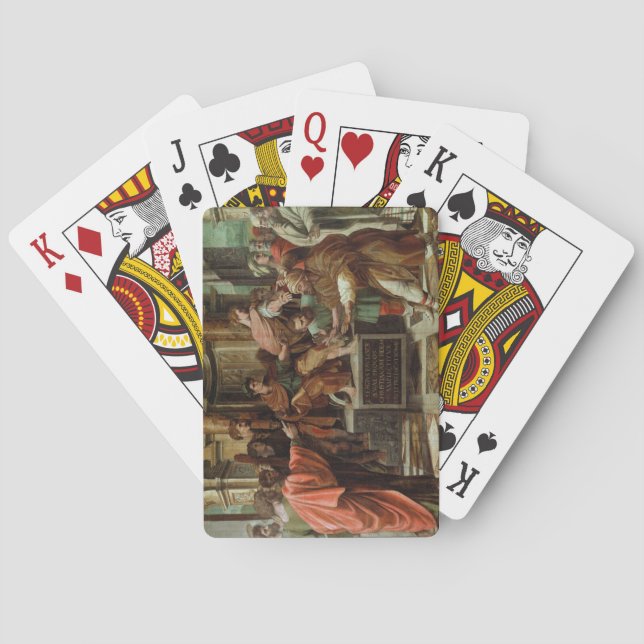 Baralho A Cegueira de Elymas (desenho para a Ch Sistina) (Verso)