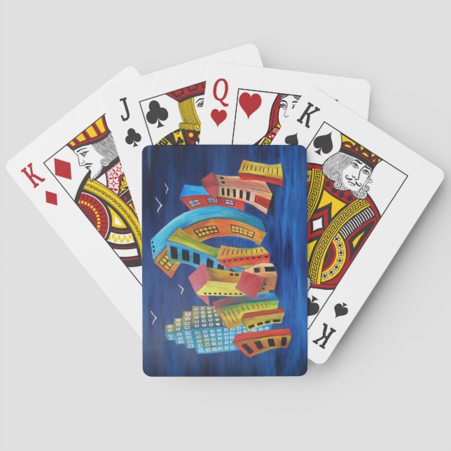 Baralho A cidade flutuante (Verso)