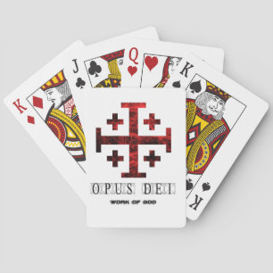 Baralho A cruz de Jerusalem - opus Dei - trabalho do deus