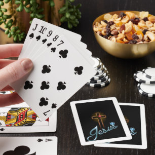 Baralho "A Cruz de Jesus: Um Cartão Divino de Brincadeira"