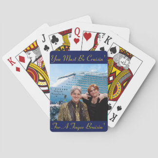 Baralho A Cruzar Para Um Fagee A Jogar Cartões