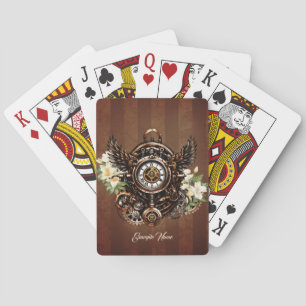 Baralho A elegância de Steampunk Floral Magic