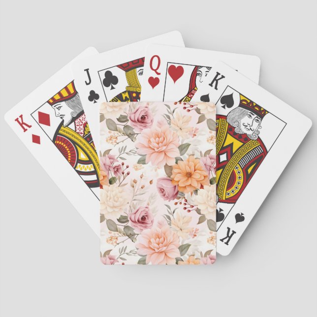 Baralho A Fall Floral Series Design 2 (Verso)