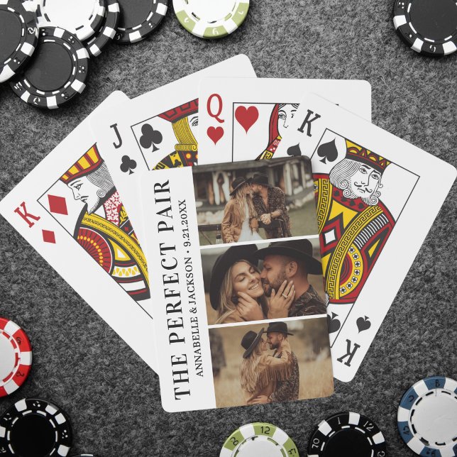 Baralho A Foto do Par Perfeito (The Perfect Pair Photo Poker Cards)
