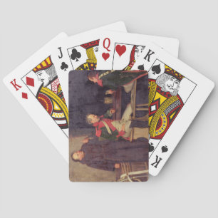 Baralho A fraude (óleo nas canvas) (um dos pares - veja