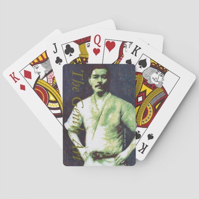 Baralho A Gentil Arte jogando cartas (Verso)