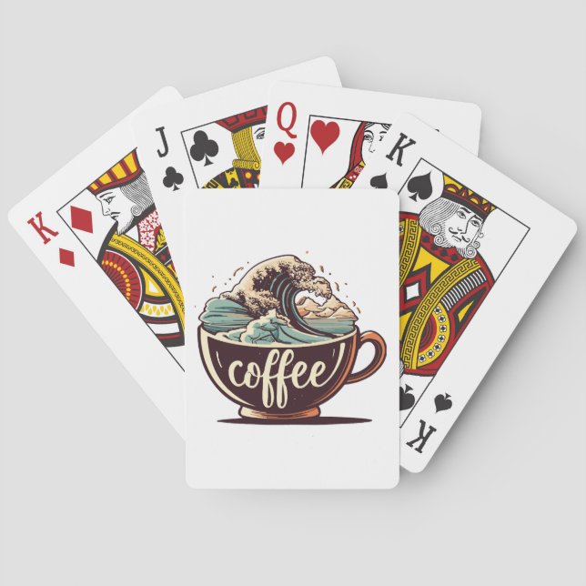 Baralho A Grande Onda De Café (Verso)