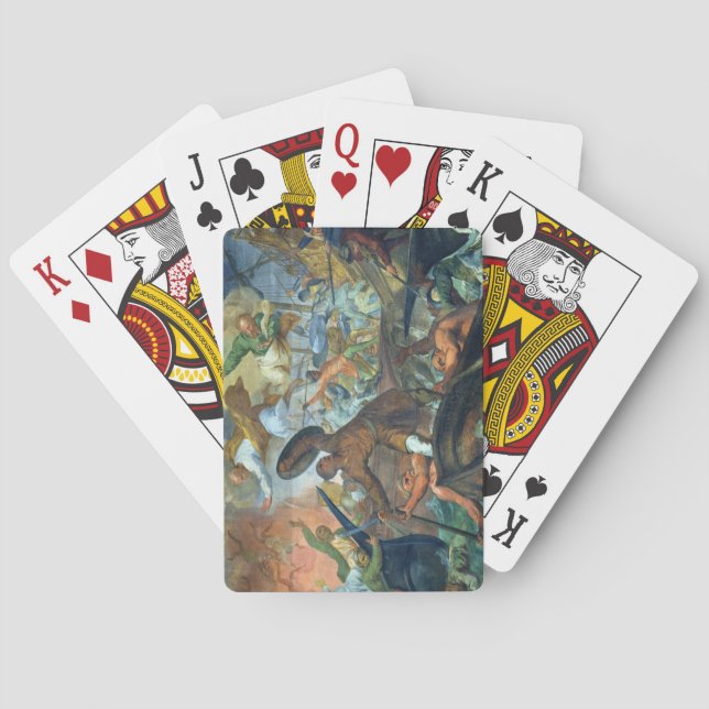 Baralho A intervenção miraculosa de SS Peter e Paul mim (Verso)