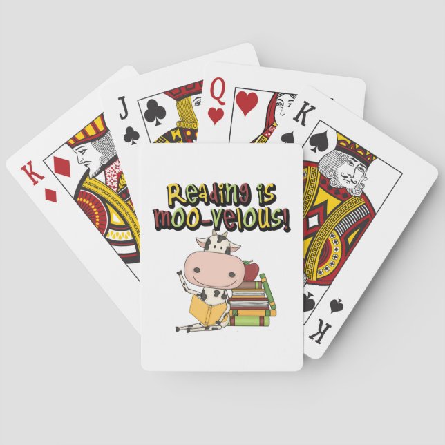 Baralho A leitura é MOO-velous (Verso)