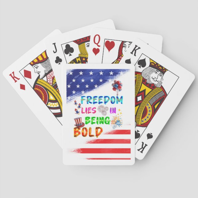 Baralho A Liberdade dos Jogos Está em Ser Ousado (Verso)