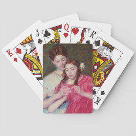 Baralho A lição de crochê (duas irmãs)