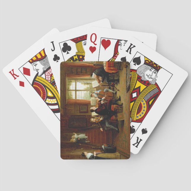 Baralho A lição de música (Verso)