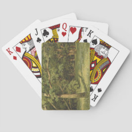 Baralho A Limpeza Florestal (Cena de Paisagem Florestal)