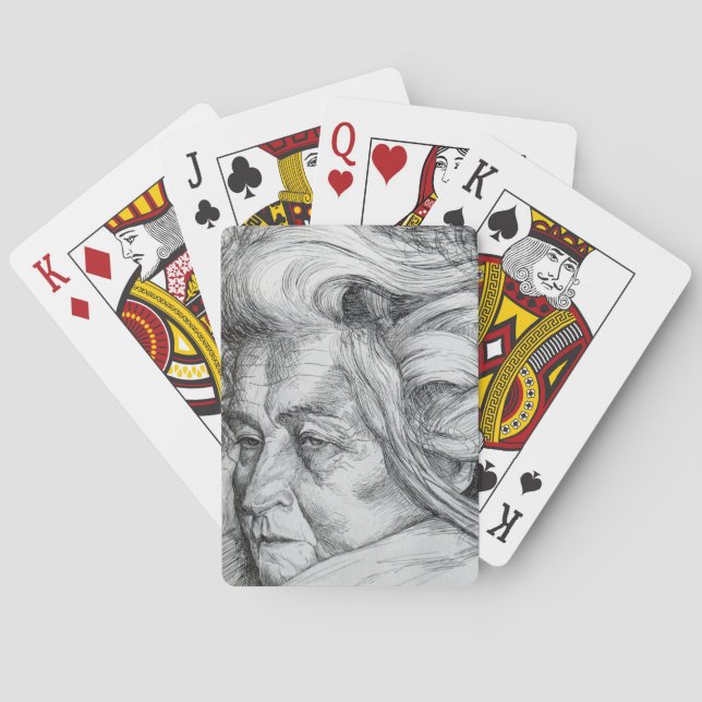 Baralho A Mãe (de Umberto Boccioni) (Verso)