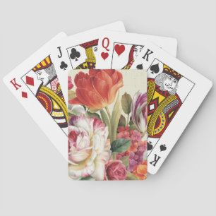 Baralho A opinião do jardim lanç flores